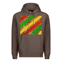 Coffee african colors leopard Premium Hoodie - Zillion Design Studio