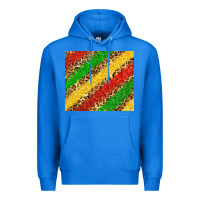 True Royal african colors leopard Premium Hoodie - Zillion Design Studio