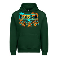 Forest Green basketball grandma with leopard Urban Hoodie - Zillion Design Studio