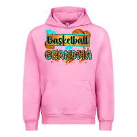 Fuchsia Pink basketball grandma with leopard Urban Hoodie - Zillion Design Studio