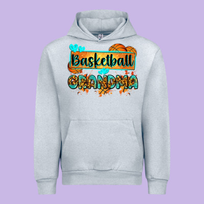 Basketball Grandma With Leopard Urban Hoodie Designed By Zillion Design Studio