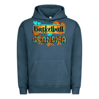 Pigment Midnight Navy basketball grandma with leopard Urban Hoodie - Zillion Design Studio