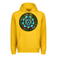 Lemon Christmas Round Turquoise Gemstone Premium Hoodie - RanaPortraitStore