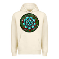 Tofu Christmas Round Turquoise Gemstone Premium Hoodie - RanaPortraitStore