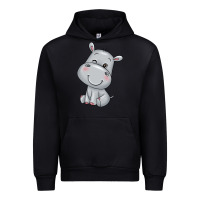 Black hippo Urban Hoodie - texasbilliewilder