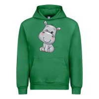Emerald hippo Urban Hoodie - texasbilliewilder