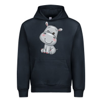 Navy hippo Urban Hoodie - texasbilliewilder