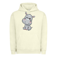 Pigment Pistachio hippo Urban Hoodie - texasbilliewilder