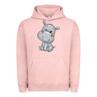 Pigment Salmon hippo Urban Hoodie - texasbilliewilder