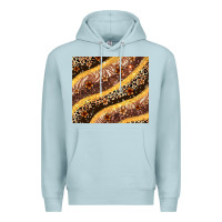 Blue Mist melanin leopard glitter Premium Hoodie - Zillion Design Studio
