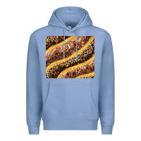 Colony Blue melanin leopard glitter Premium Hoodie - Zillion Design Studio