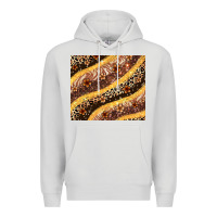 Dove Grey melanin leopard glitter Premium Hoodie - Zillion Design Studio