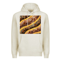 Oatmeal Heather melanin leopard glitter Premium Hoodie - Zillion Design Studio