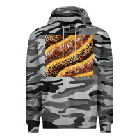 Slate Camo melanin leopard glitter Premium Hoodie - Zillion Design Studio