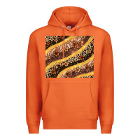 Carrot melanin leopard glitter Premium Hoodie - Zillion Design Studio