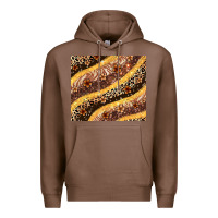 Chestnut melanin leopard glitter Premium Hoodie - Zillion Design Studio