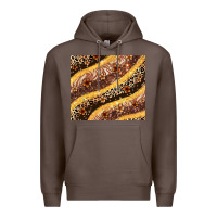 Coffee melanin leopard glitter Premium Hoodie - Zillion Design Studio