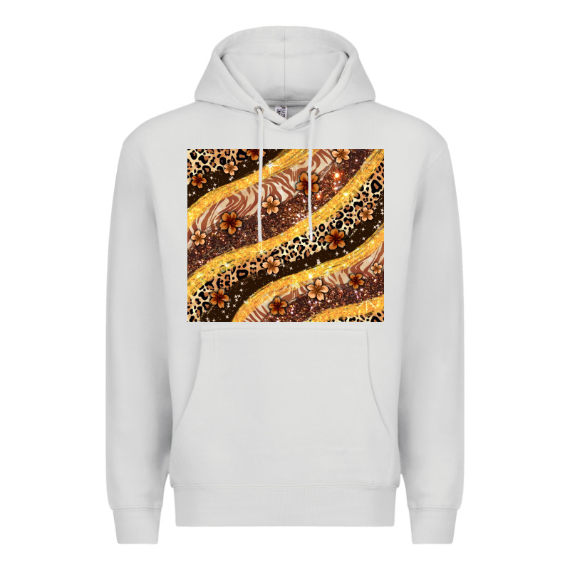 Melanin Leopard Glitter Premium Hoodie by Zillion Design Studio | Teevron