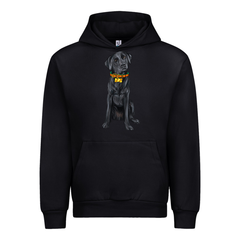 Labrador Retriever With Overflow Urban Hoodie by texasbilliewilder | Teevron