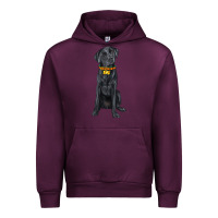 Mauve Wine labrador retriever with overflow Urban Hoodie - texasbilliewilder