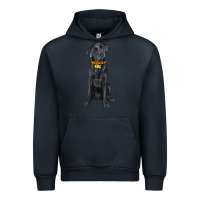 Navy labrador retriever with overflow Urban Hoodie - texasbilliewilder