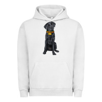 Pigment Lunar Rock labrador retriever with overflow Urban Hoodie - texasbilliewilder