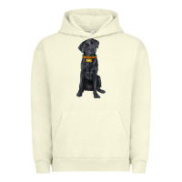 Pigment Pistachio labrador retriever with overflow Urban Hoodie - texasbilliewilder