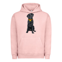 Pigment Salmon labrador retriever with overflow Urban Hoodie - texasbilliewilder