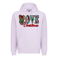 Lilac christmas love boots Premium Hoodie - RanaPortraitStore