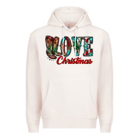 Pale Pink christmas love boots Premium Hoodie - RanaPortraitStore