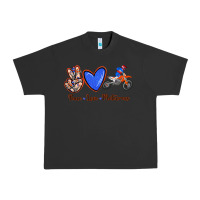 Pigment Black Peace Love Motocross Urban Heavy Tee - RanaPortraitStore