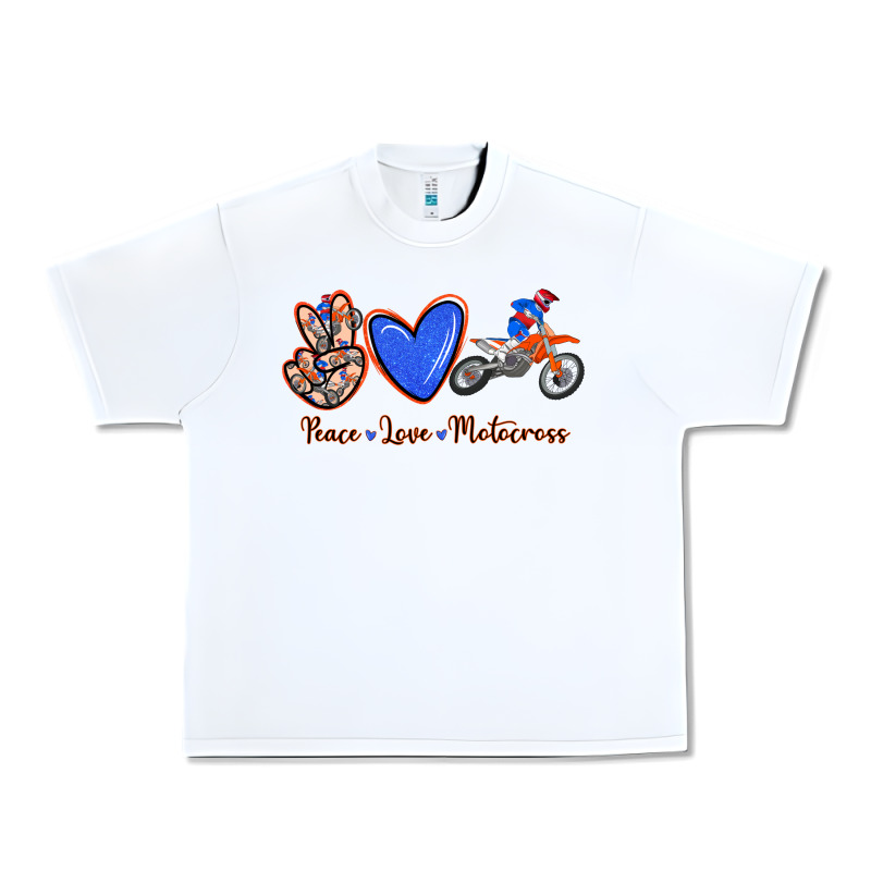 Peace Love Motocross Urban Heavy Tee by RanaPortraitStore | Teevron