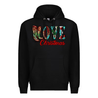 Black christmas love boots Premium Hoodie - RanaPortraitStore