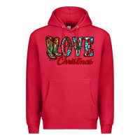 Cardinal christmas love boots Premium Hoodie - RanaPortraitStore