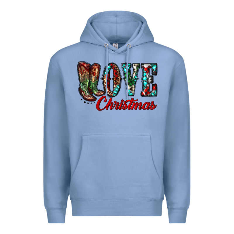 Christmas Love Boots Premium Hoodie by RanaPortraitStore | Teevron