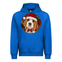 Cobalt beagle christmas ornament Urban Hoodie - RanaPortraitStore