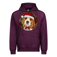 Mauve Wine beagle christmas ornament Urban Hoodie - RanaPortraitStore