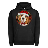 Pigment Black beagle christmas ornament Urban Hoodie - RanaPortraitStore