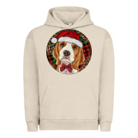 Pigment French Oak beagle christmas ornament Urban Hoodie - RanaPortraitStore