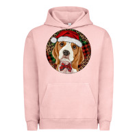 Pigment Salmon beagle christmas ornament Urban Hoodie - RanaPortraitStore