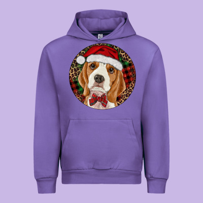 Beagle Christmas Ornament Urban Hoodie Designed By Ranaportraitstore