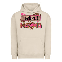 Pigment French Oak football mama with leopard Urban Hoodie - Zillion Design Studio