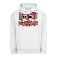 Pigment Lunar Rock football mama with leopard Urban Hoodie - Zillion Design Studio