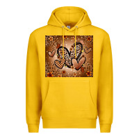 Lemon melanin hearts Premium Hoodie - Zillion Design Studio