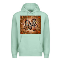Seafoam melanin hearts Premium Hoodie - Zillion Design Studio