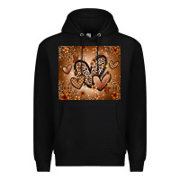 Black melanin hearts Premium Hoodie - Zillion Design Studio