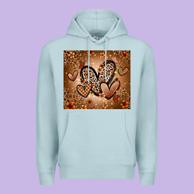 Melanin Hearts Premium Hoodie Designed By Zillion Design Studio