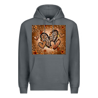 Rock melanin hearts Premium Hoodie - Zillion Design Studio