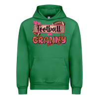Emerald football granny with leopard Urban Hoodie - Zillion Design Studio