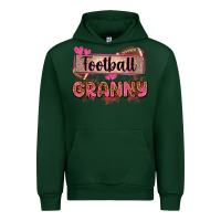 Forest Green football granny with leopard Urban Hoodie - Zillion Design Studio